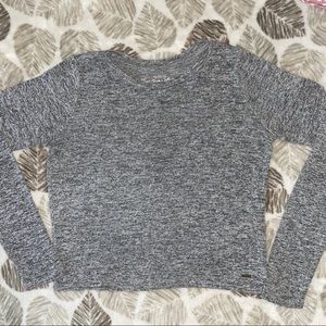 Hollister Long Sleeve Crop Knit Tee